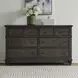 Twin Lakes Gray 6 Drawer Dresser