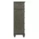 Twin Lakes Gray Sleigh Storage Bedroom Set