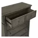 Twin Lakes Gray 5 Drawer Chest