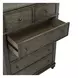 Twin Lakes Gray 5 Drawer Chest