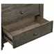 Twin Lakes Gray 3 Drawer Nightstand with USB Charging