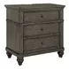 Twin Lakes Gray Sleigh Storage Bedroom Set