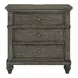 Twin Lakes Gray Sleigh Storage Bedroom Set