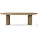 Paden Worn Oak Veneer 94" Oval Dining Table