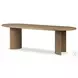 Paden Worn Oak Veneer 94" Oval Dining Table