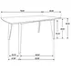 Malone Dark Walnut Rectangular Dining Table