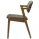 Malone Gray Dining Side Chair Set of 2