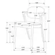 Malone Gray Dining Side Chair Set of 2