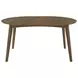 Malone Dark Walnut Extendable Round Dining Table