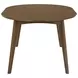 Malone Dark Walnut Extendable Round Dining Table
