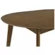 Malone Dark Walnut Extendable Round Dining Table