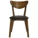 Malone Black Upholstered Side Chair Set of 2