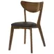 Malone Black Upholstered Side Chair Set of 2