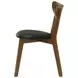 Malone Black Upholstered Side Chair Set of 2