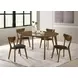 Malone Black Upholstered Side Chair Set of 2