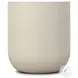 Ivan White Concrete Round End Table