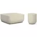 Ivan White Concrete Square Occassional Table Set
