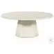Bowman White Concrete Outdoor Coffee Table