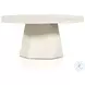 Bowman White Concrete Outdoor Coffee Table