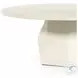 Bowman White Concrete Outdoor Coffee Table