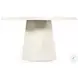 Bowman White Concrete Outdoor Dining Table