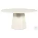 Bowman White Concrete Outdoor Dining Table