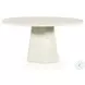 Bowman White Concrete Outdoor Dining Table