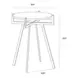 Anak Black Side Table