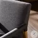 Reuben Lamont Oak Performance Fabric Dining Chair