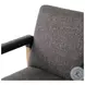 Reuben Lamont Oak Performance Fabric Dining Chair