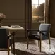 Reuben Lamont Oak Performance Fabric Dining Chair