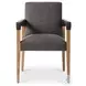 Reuben Lamont Oak Performance Fabric Dining Chair