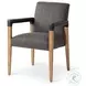 Reuben Lamont Oak Performance Fabric Dining Chair