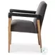 Reuben Lamont Oak Performance Fabric Dining Chair