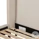 Madison Cambric Ivory Performance Fabric Queen Upholstered Bed