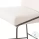 Astrud Crypton Nomad Snow Performance Fabric Counter Height Stool