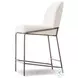 Astrud Crypton Nomad Snow Performance Fabric Counter Height Stool