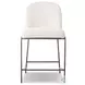 Astrud Crypton Nomad Snow Performance Fabric Counter Height Stool