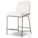 Astrud Crypton Nomad Snow Performance Fabric Counter Height Stool