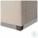 Daphne Alcala Taupe Performance Fabric Queen Upholstered Bed