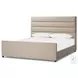 Daphne Alcala Taupe Performance Fabric Queen Upholstered Bed