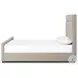Daphne Alcala Taupe Performance Fabric King Upholstered Bed