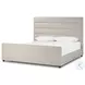Daphne Crypton Wayfarer Snow Performance Fabric Queen Upholstered Bed