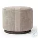 Sinclair Manchester Flint Round Ottoman