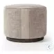 Sinclair Manchester Flint Round Ottoman