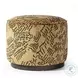 Sinclair Balkan Ochre Round Ottoman