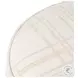 Sinclair Sheffield Ivory Round Ottoman