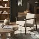 Arnett Knoll Natural Performance Fabric Chair