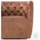 Hanover Heirloom Sienna Leather Swivel Chair