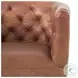Hanover Heirloom Sienna Leather Swivel Chair
